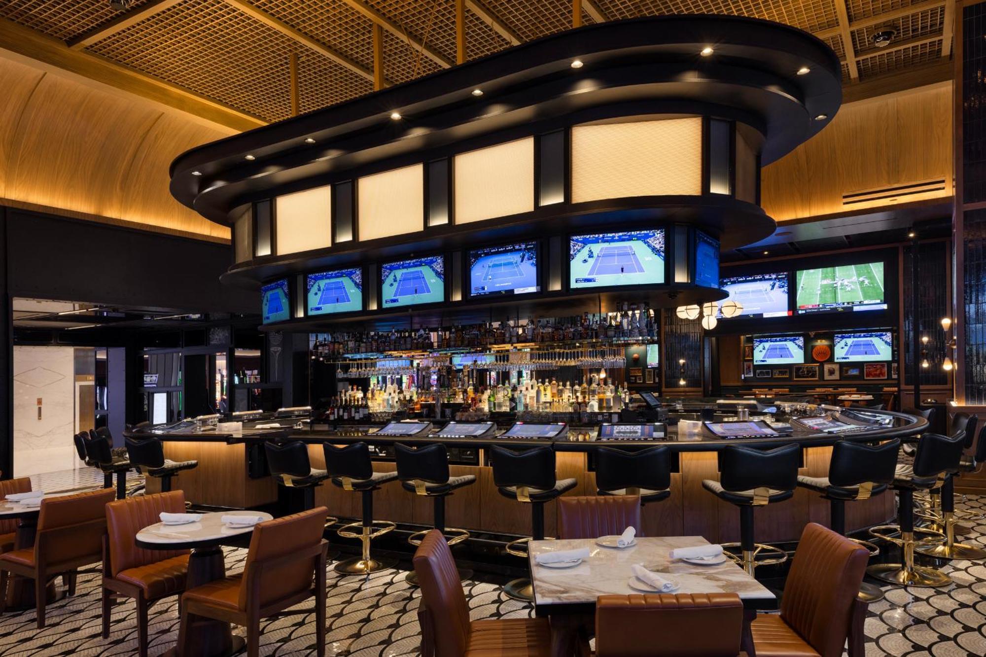 Fontainebleau Las Vegas Exterior foto The bar at the Wynn Sports Book